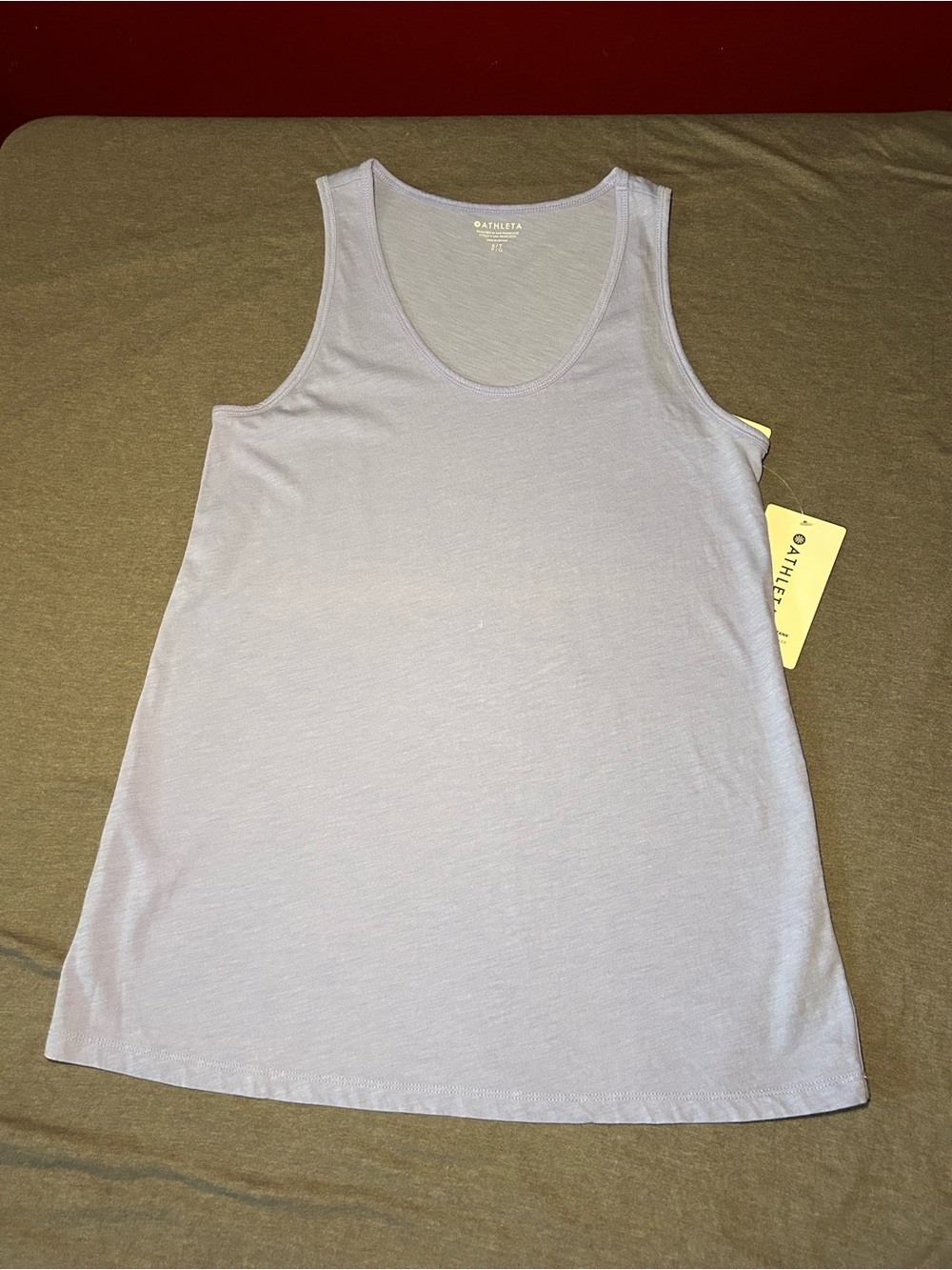 Athleta Light Blue Scoop Neck Tank Top